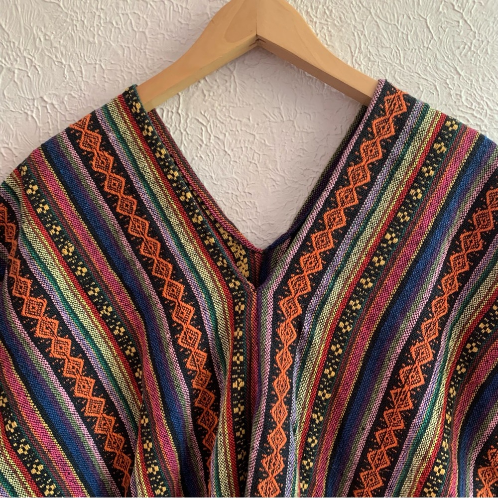 Serape boho hippie top from Elephant Jungle Sanctuary - Picture 4 of 5